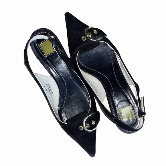 Coach Sandra Suede Slingback Heels - Picture 3 of 3